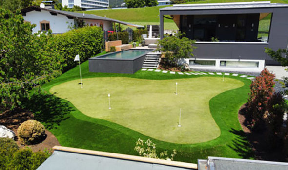 Private Golfanlage mit Pro-System für höchste Ansprüche und zum Trainieren auf TOUR-Greens